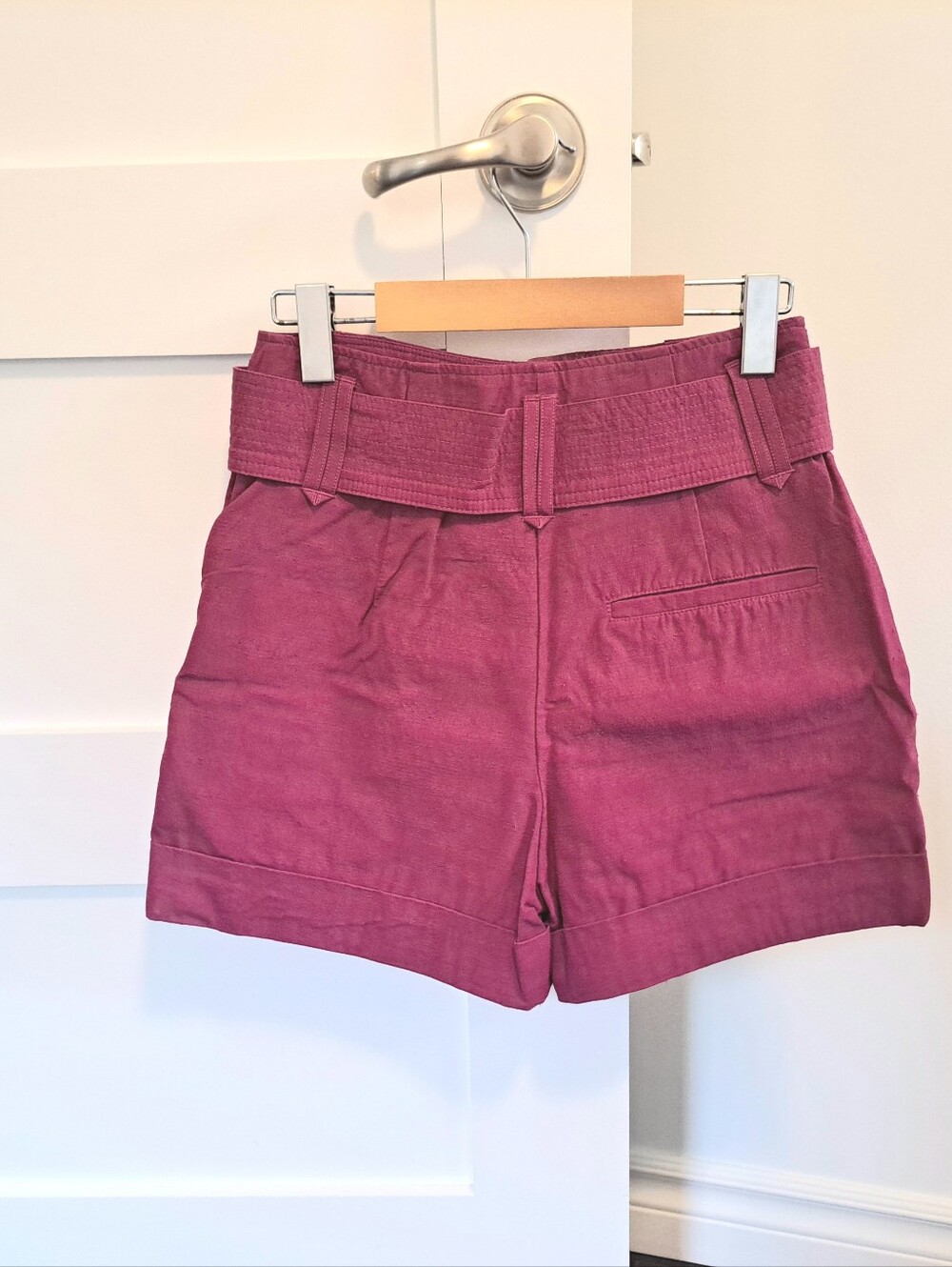 Plum-colored Rome Shorts - Picture 3 of 5